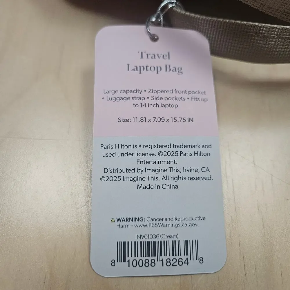 NWT Paris Hilton Quilted Travel Up to 14